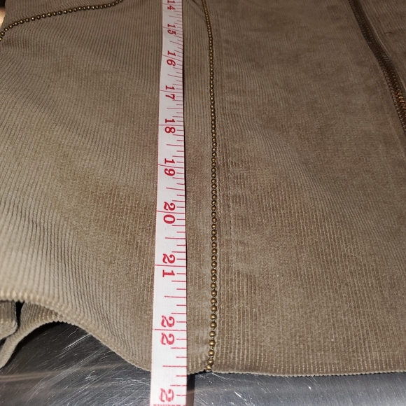 Juliana Collezione blazer size 10 corduroy studded zip. Italy - Picture 12 of 12